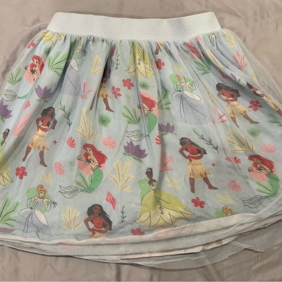 Disney Princess Light Blue Tulle Skort Size 13 - Picture 4 of 8